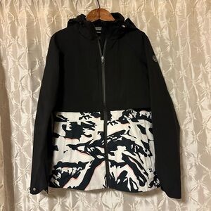 Sweaty Betty Pro Light Recco Ski Jacket Shell Coat Black White